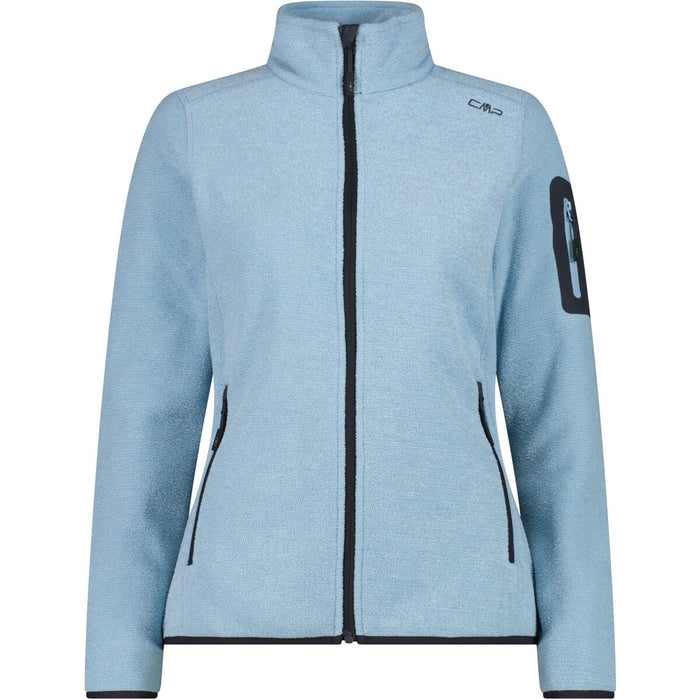 CMP CMP WOMAN KNITTECH FLEECE JACKET Fleece L514 Cool Blue