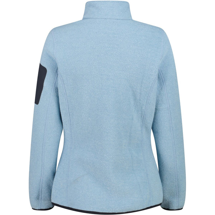 CMP CMP WOMAN KNITTECH FLEECE JACKET Fleece L514 Cool Blue