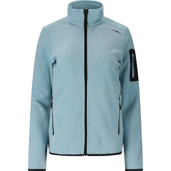 CMP CMP WOMAN KNITTECH FLEECE JACKET Fleece L514 Cool Blue