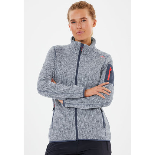CMP CMP WOMAN KNITTECH FLEECE JACKET Fleece 02MM Blue Ink-Bianco