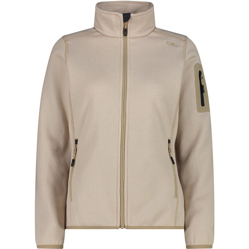CMP CMP WOMAN KNITTECH FLEECE JACKET Fleece 09XS Bianco Gesso-Sesamo