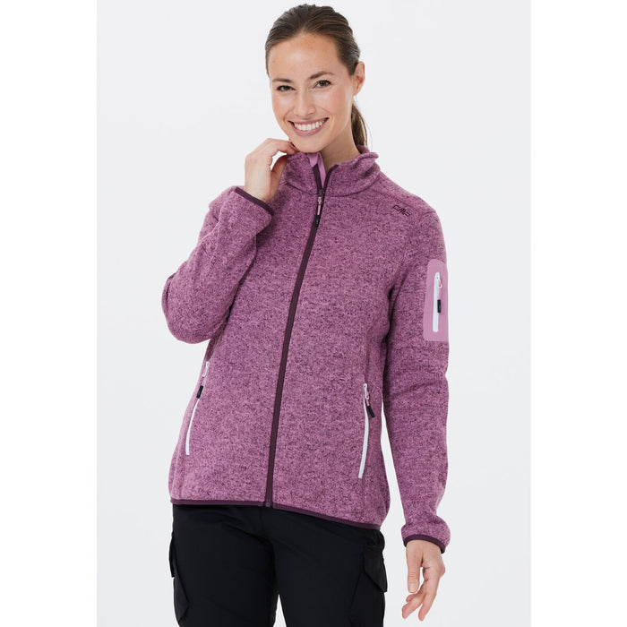 CMP CMP W Knit Fleece Jacket Fleece 40CN Fard-Plum