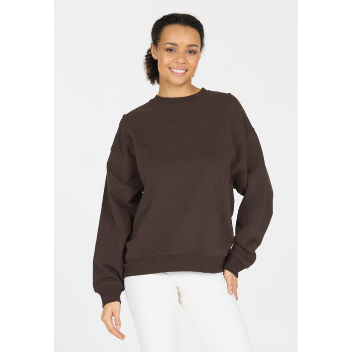 ATHLECIA Cabell W Crew Neck Sweatshirt 1294 Chocolate Torte
