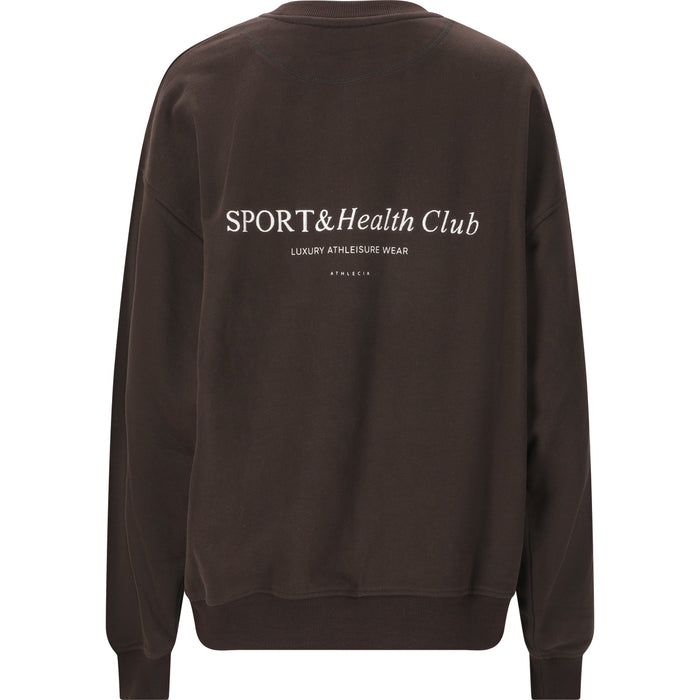 ATHLECIA Cabell W Crew Neck Sweatshirt 1294 Chocolate Torte