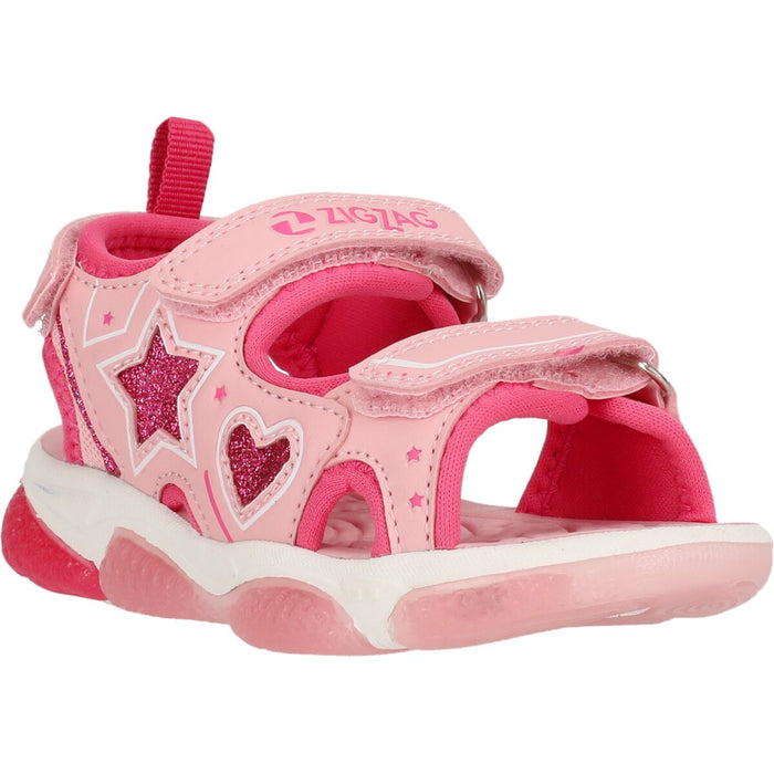 ZIGZAG Callisto Kids Sandal W/Lights Sandal 4001 Pink glo