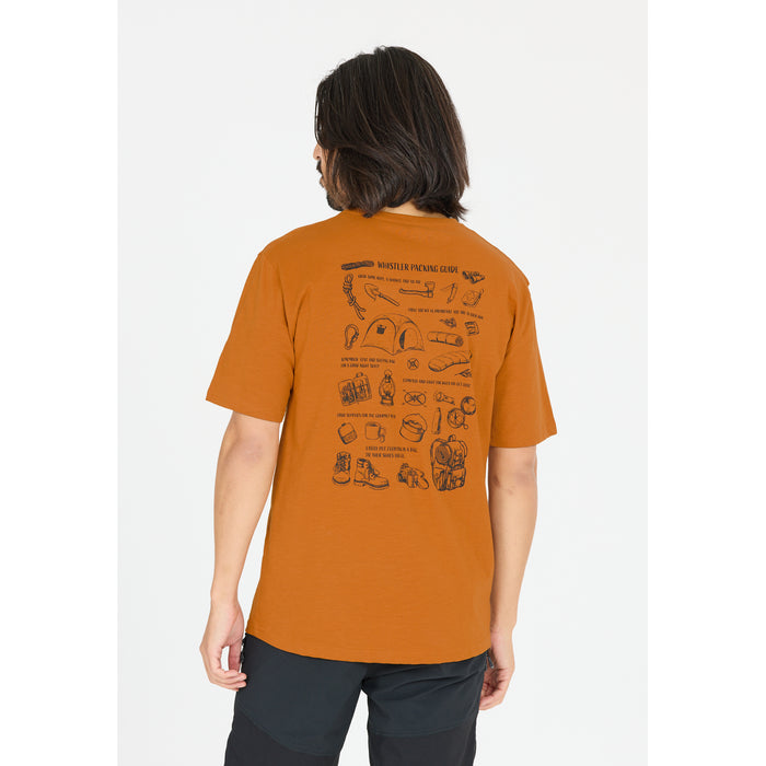 WHISTLER Caloot M SS T-Shirt T-shirt 5264 Pumpkin Spice