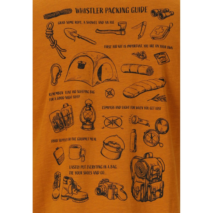WHISTLER Caloot M SS T-Shirt T-shirt 5264 Pumpkin Spice