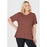 Q SPORTSWEAR Camali W S/S Tee T-shirt 5127 Marron