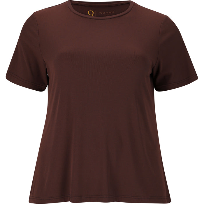 Q SPORTSWEAR Camali W S/S Tee T-shirt 4241 Fudge