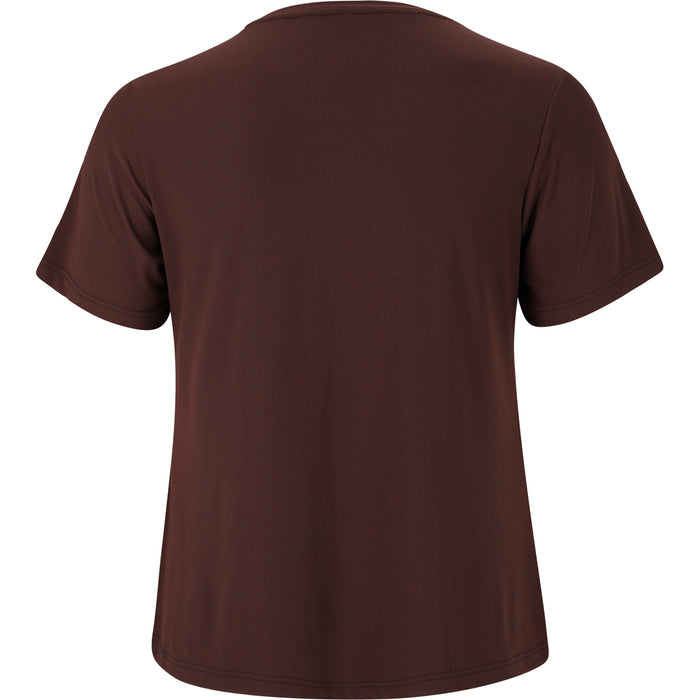 Q SPORTSWEAR Camali W S/S Tee T-shirt 4241 Fudge