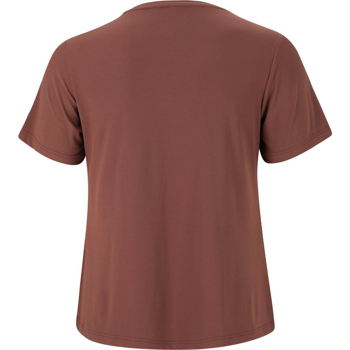 Q SPORTSWEAR Camali W S/S Tee T-shirt 5127 Marron