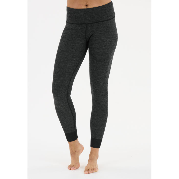 WHISTLER Camea W Highwaist Merino Wool Pants Baselayer 1011 Dark Grey Melange