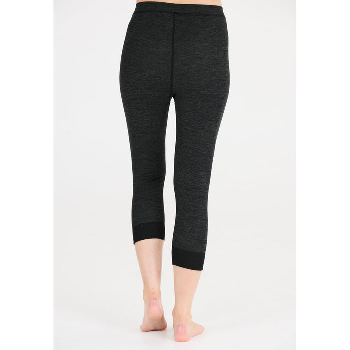 WHISTLER Camea W Merino Wool Baselayer 3/4 Pants Baselayer 1011 Dark Grey Melange