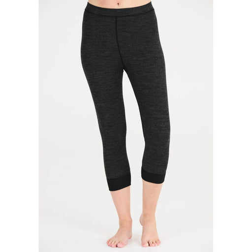 WHISTLER Camea W Merino Wool Baselayer 3/4 Pants Baselayer 1011 Dark Grey Melange