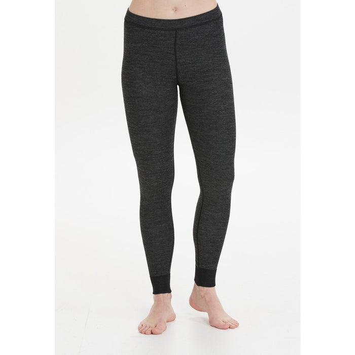 WHISTLER Camea W Merino Wool Baselayer Pants Baselayer 1011 Dark Grey Melange