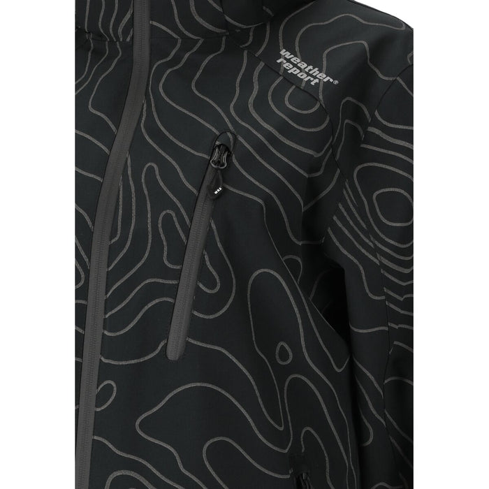 WEATHER REPORT Camelia W AOP AWG Jacket W-PRO 15000 Jacket 1001B Black