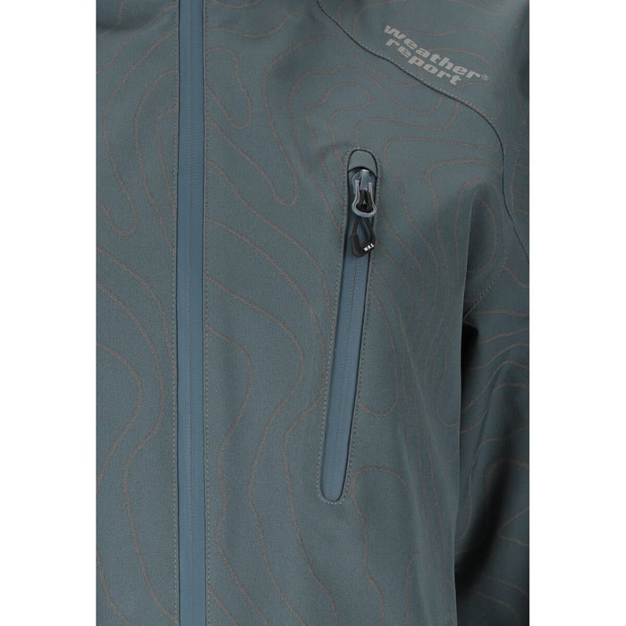 WEATHER REPORT Camelia W AOP AWG Jacket W-PRO 15000 Jacket 2130 Dark Slate