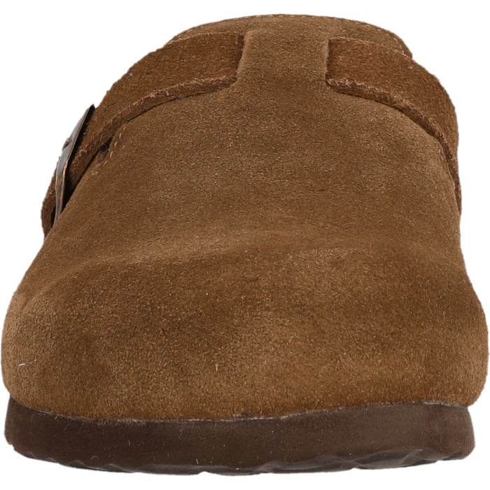 CRUZ Camillo Leather Cork Clog W/warm Lining Sandal 5007 Mustang