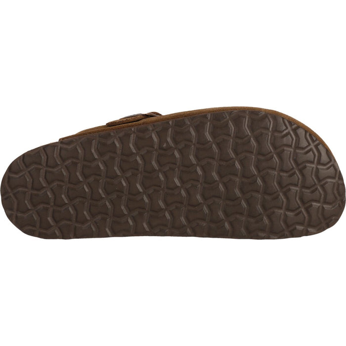 CRUZ Camillo Leather Cork Clog W/warm Lining Sandal 5007 Mustang