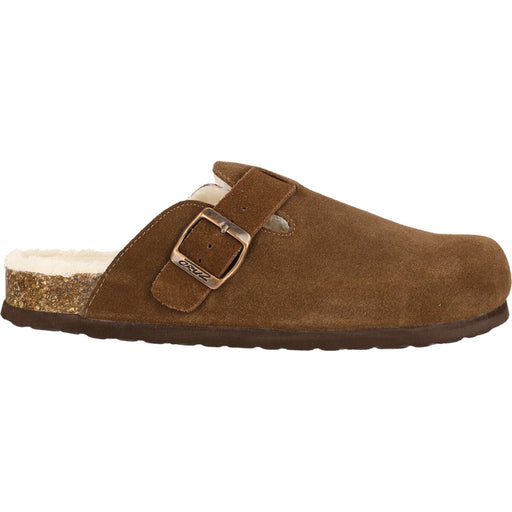 CRUZ Camillo Leather Cork Clog W/warm Lining Sandal 5007 Mustang