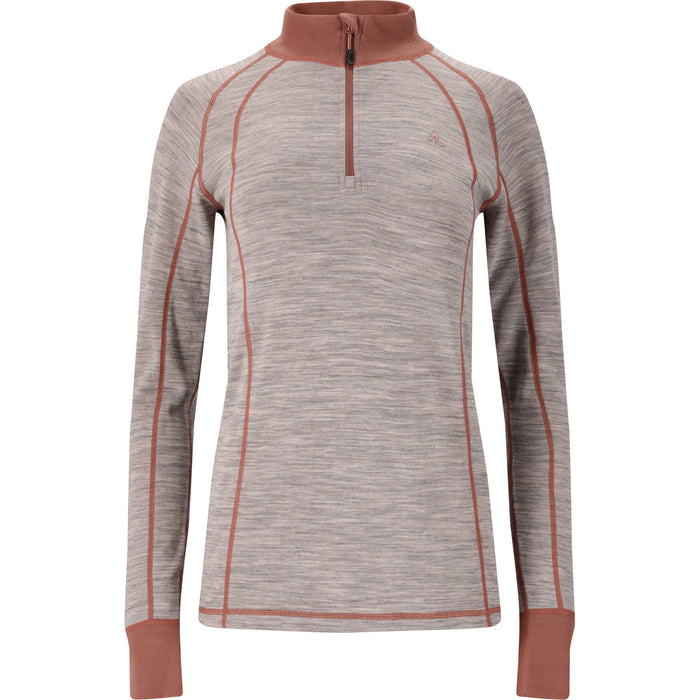 WHISTLER Candee W Merino Wool Ski Pulli Midlayer 1109 Burlwood