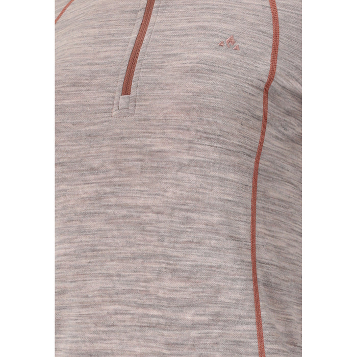 WHISTLER Candee W Merino Wool Ski Pulli Midlayer 1109 Burlwood