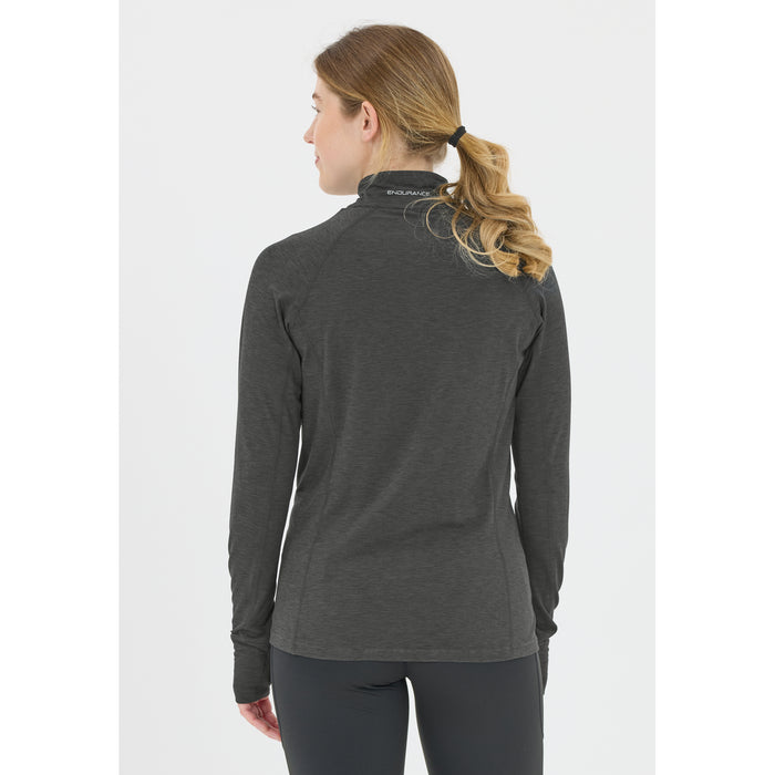 ENDURANCE Canna V2.0 W Melange Midlayer Midlayer 1111 Black Melange