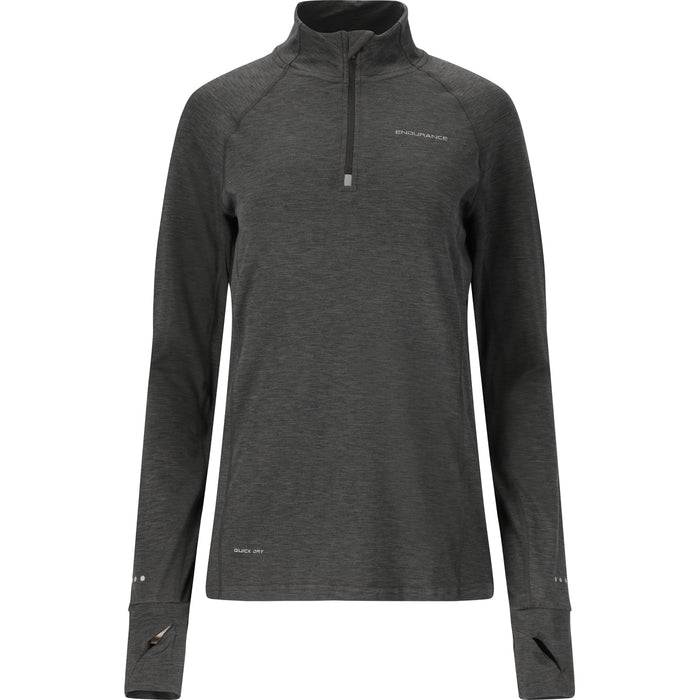 ENDURANCE Canna V2 W Melange Performance Midlayer Midlayer 1111 Black Melange