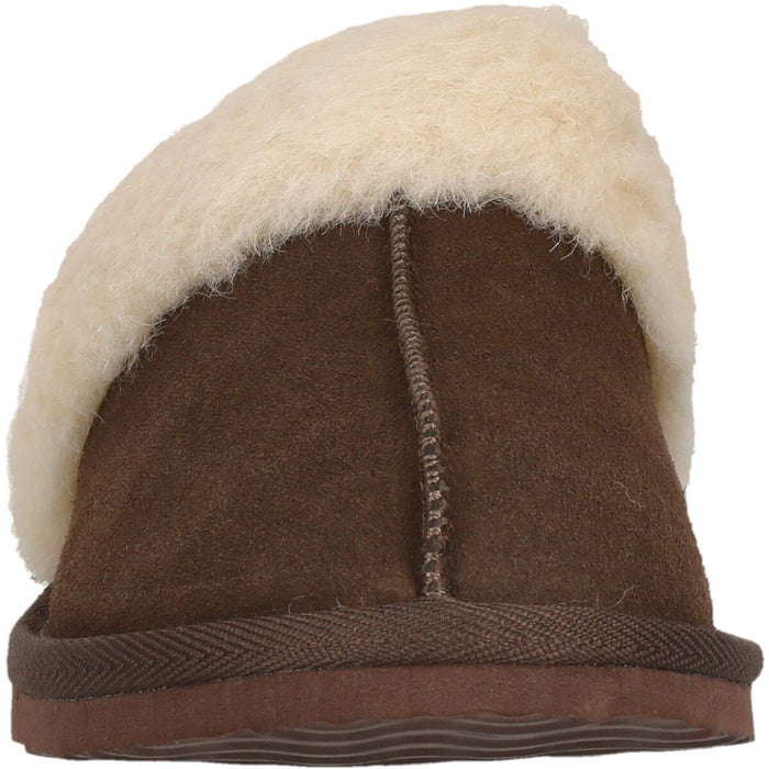 WHISTLER Carini W Leather Warm Slipper Sandal 5045 Chocolate Brown
