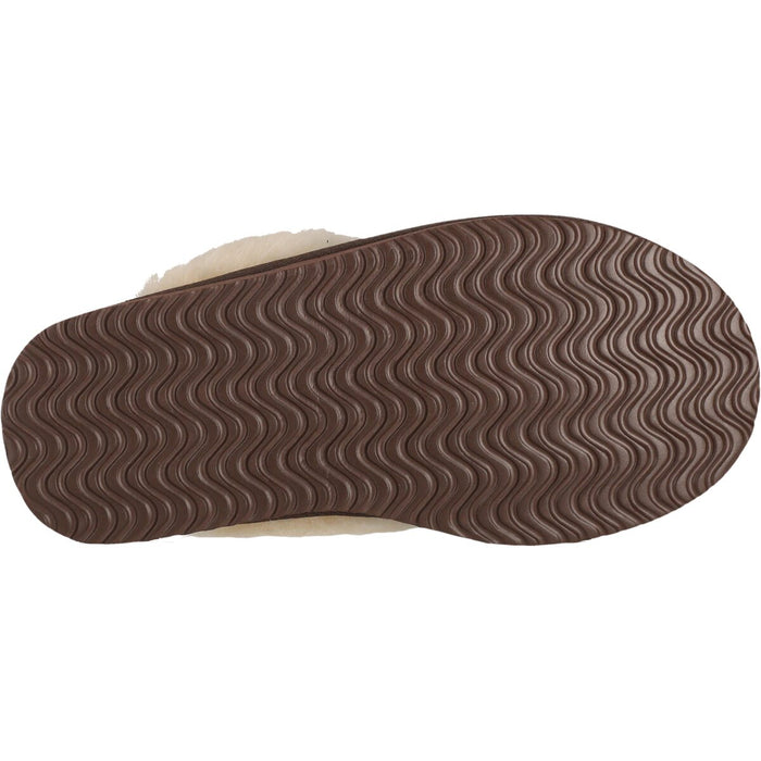 WHISTLER Carini W Leather Warm Slipper Sandal 5045 Chocolate Brown