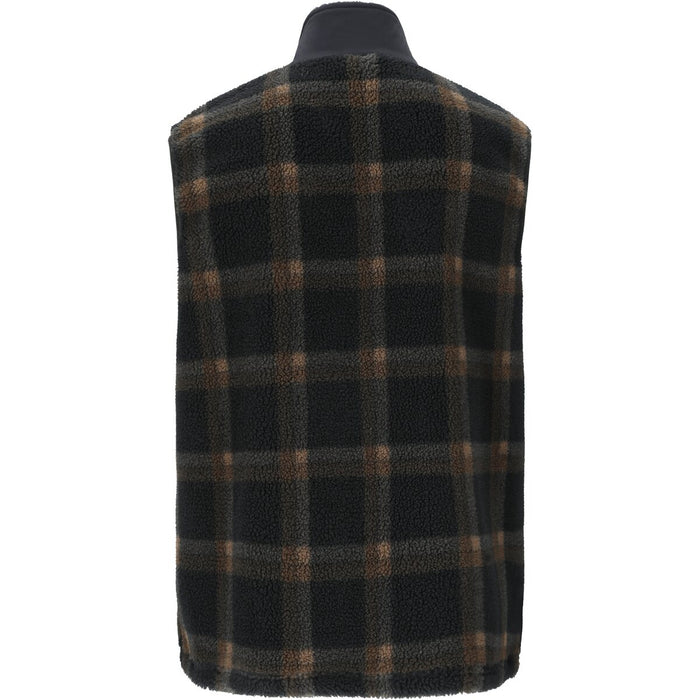 WHISTLER Carrillo M AOP Fleece Vest Fleece 1001 Black