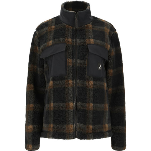 WHISTLER Carrillo W AOP Teddy Fleece Jacket Fleece 1001 Black