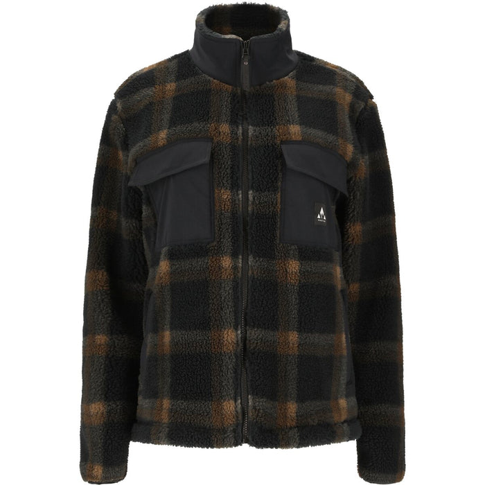 WHISTLER Carrillo W AOP Teddy Fleece Jacket Fleece 1001 Black