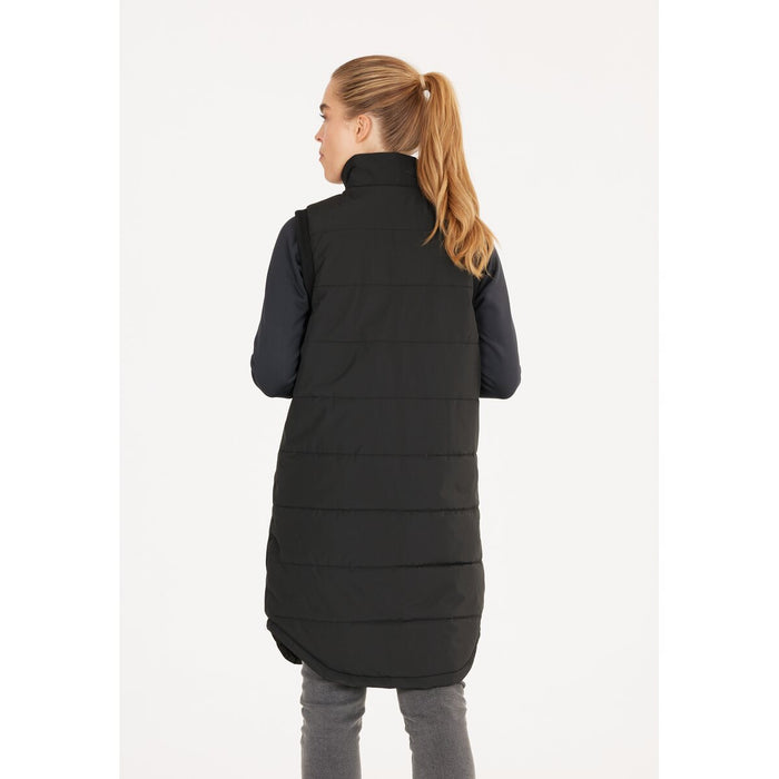 WEATHER REPORT Cassidy W Long Vest Vest 1001 Black