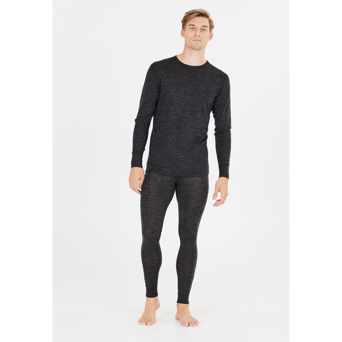 WHISTLER Cerro M Merino Wool L/S Baselayer Set Baselayer 1001 Black