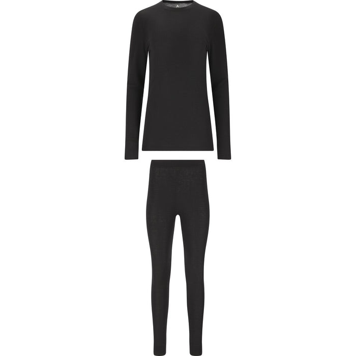 WHISTLER Cerro W Merino Wool Baselayer Set Baselayer 1001S Black