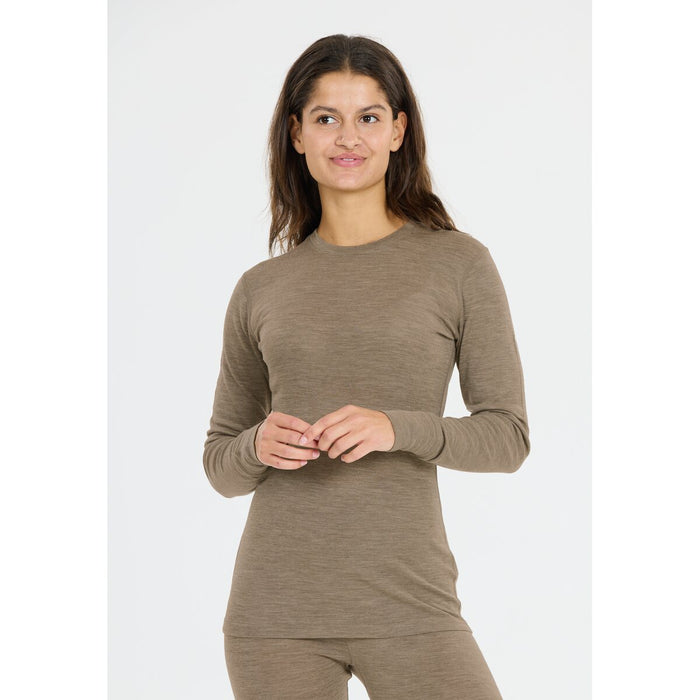 WHISTLER Cerro W Merino Wool Baselayer Top Baselayer 3040 Fallen Rock