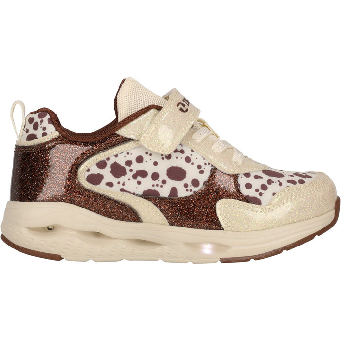 ZIGZAG Certiny Kids Shoe W/lights Shoes 3866 Brown COW Print