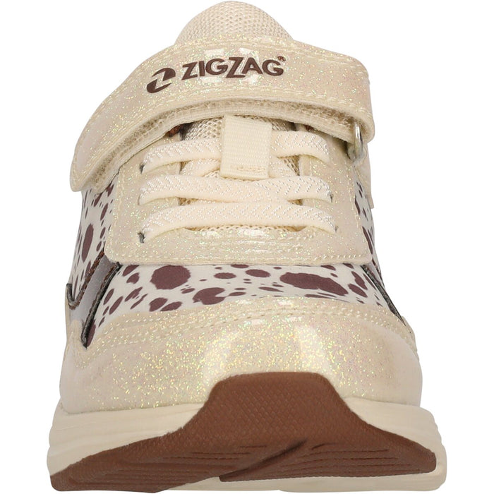 ZIGZAG Certiny Kids Shoe W/lights Shoes 3866 Brown COW Print