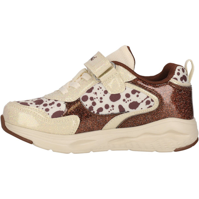 ZIGZAG Certiny Kids Shoe W/lights Shoes 3866 Brown COW Print