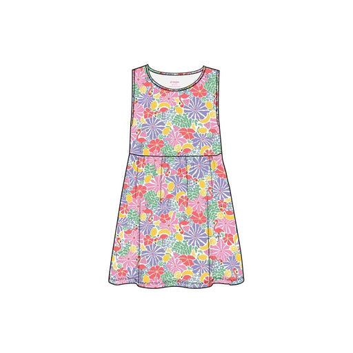 ZIGZAG Cherrie Printed Dress Dress 4391 Begonia Pink