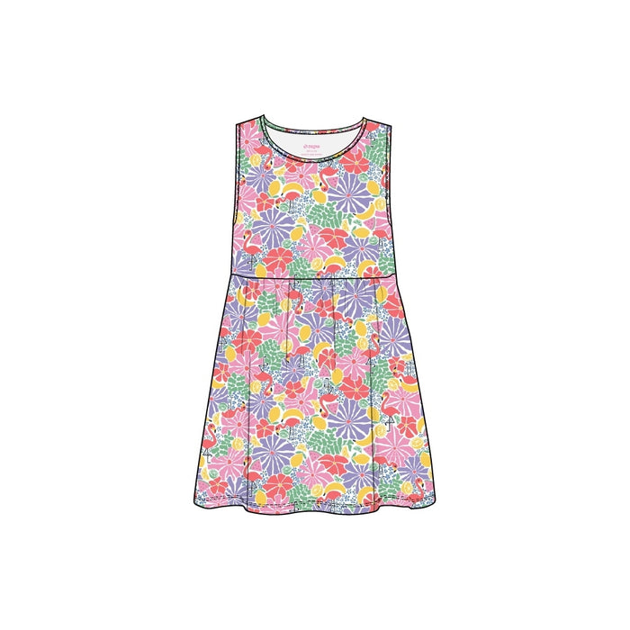 ZIGZAG Cherrie Printed Dress Dress 4391 Begonia Pink