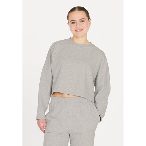 ENDURANCE Clairen G Crew Neck Sweatshirt 1005 Light Grey Melange