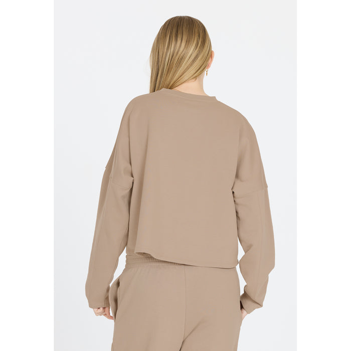 ENDURANCE Clairen G Crew Neck Sweatshirt 1193 Roasted Cashew