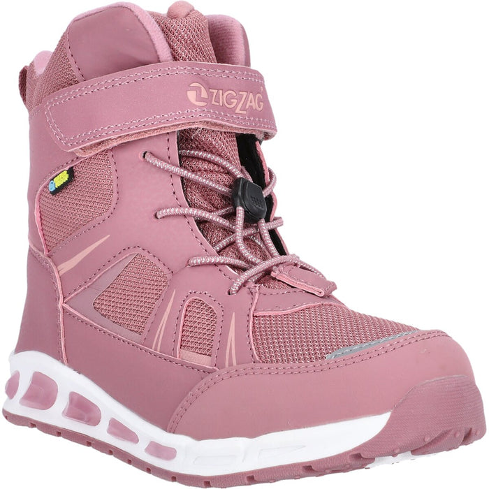 ZIGZAG Clementu Kids Boot WP W/lights V2 Boots 4090 Mesa Rose