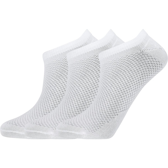 ATHLECIA Comfort-Mesh Low Cut Sock 3-Pack Socks 1002 White