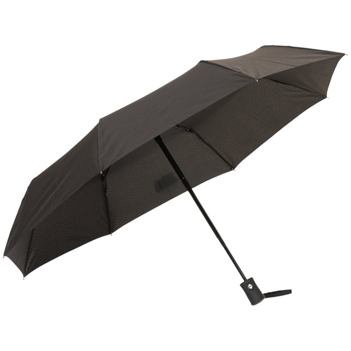 WEATHER REPORT Conakry Foldable Umbrella Accessories 1001S Black Solid