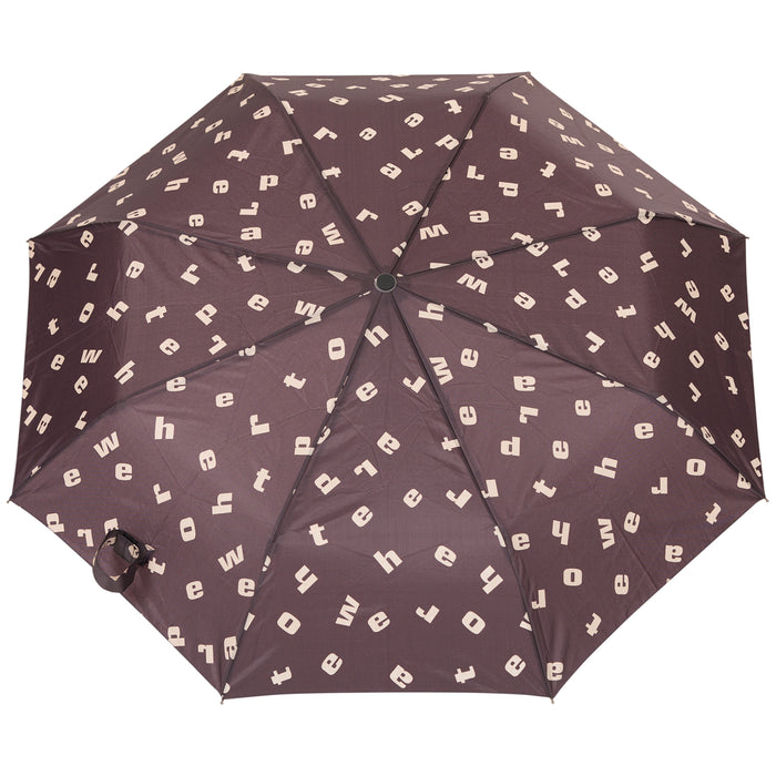 WEATHER REPORT Conakry Foldable Umbrella Accessories 1001 Black