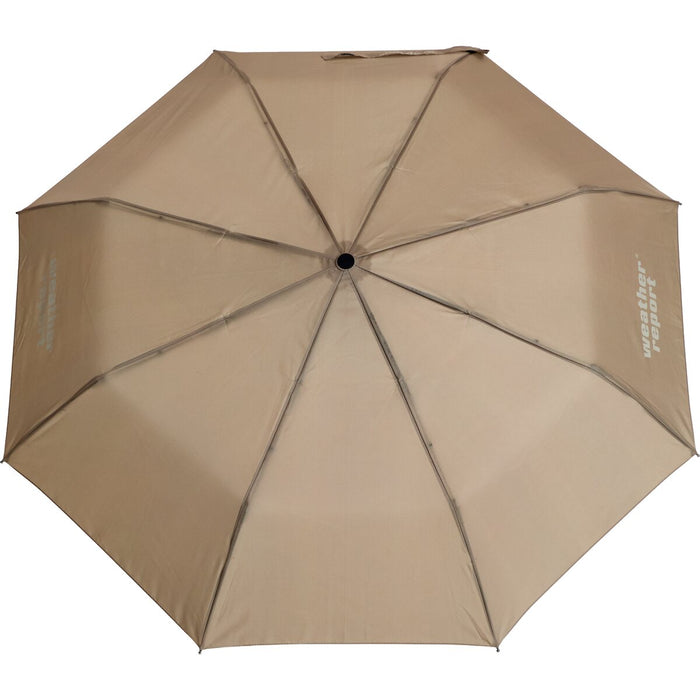 WEATHER REPORT Conakry Foldable Umbrella Accessories 1108 Sepia Tint