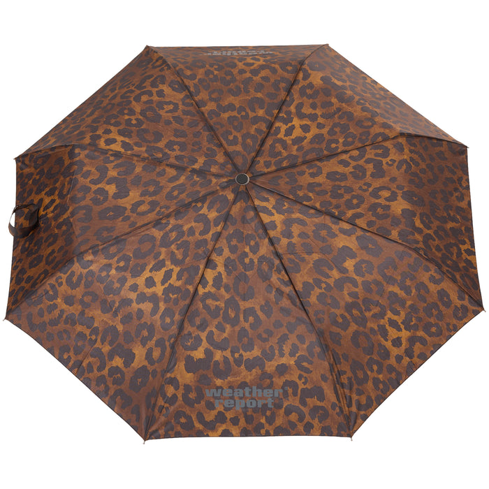 WEATHER REPORT Conakry Foldable Umbrella Accessories 8002 Leopard